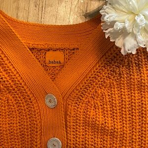 New worn once Babaa 100% cotton cardigan. Just not my colour. Made in Spain